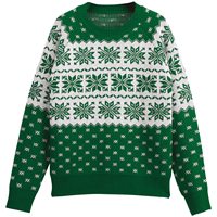 Pull de Noël personnalisé pour femme, design hivernal, brodé, tricoté, coupe oversize, manches longues, col halter, décontracté, grandes tailles