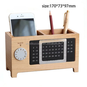 Perpetual lịch văn phòng & phòng khách bàn tổ chức với chất liệu gỗ đơn Tier đa chức năng thiết kế màu sắc tự nhiên - Product Image 5