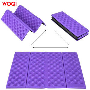 แผ่นรองนั่งปิกนิก Woqi สีม่วง รูปทรงสี่เหลี่ยมผืนผ้า กันน้ำ พับเก็บได้ น้ำหนักเบา พกพาสะดวก สำหรับการเดินป่าและการเดินทาง - Product Image 1