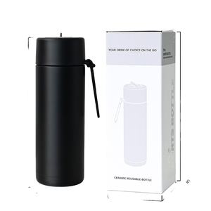 Bouteille d'eau sport isotherme en acier inoxydable 20 oz avec logo personnalisé, pour boissons chaudes/froides, sans BPA, anti-fuite - Product Image 6