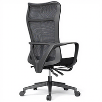 Chaise de bureau ergonomique pour le gaming sur ordinateur, en maille, réglable en hauteur, idéale pour les pauses déjeuner, pour les managers, les superviseurs et le personnel.