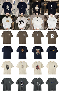 T-shirt a Maniche Corte di Alta Qualità, 200g 100% Cotone, Casual, Oversize, per <span class=keywords><strong>Uomo</strong></span> e <span class=keywords><strong>Donna</strong></span>, con Stampa Personalizzata - Product Image 3