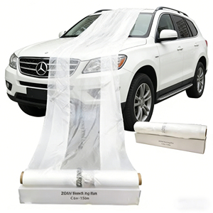 Película Protectora <span class=keywords><strong>de</strong></span> Plástico para Repintado <span class=keywords><strong>de</strong></span> Automóviles, 4.8m*150m, Película Profesional para Pintores, Protección para Pintura Automotriz - Product Image 1