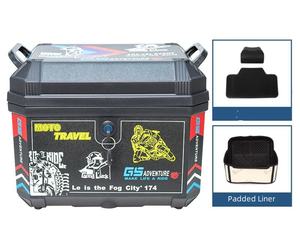 Boîte de livraison directe d'usine, grande capacité 36L, coffre isotherme pour moto/trottinette électrique, coffre de coffre arrière pour moto - Product Image 4