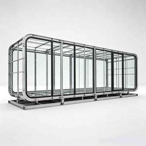 Maison Capsule Apple Modulaire Préfabriquée avec <span class=keywords><strong>Cuisine</strong></span> et Salle de Bain Complètes, Unité d'Hébergement de Loisirs pour Complexe Balnéaire en Bord de Lac - Product Image 2