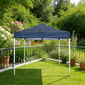 Carpa de Aluminio Plegable Impermeable con Toldo, Gazebo, Pérgola 1.5x1.5m para Jardín, Patio, Barbacoa, Bodas, Eventos Deportivos - Product Image 1