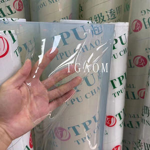 Tablier de barbier en <span class=keywords><strong>PVC</strong></span> transparent résistant à l'huile, résistant à l'usure, pour adultes, pour salon de beauté, avec logo personnalisé - Product Image 2