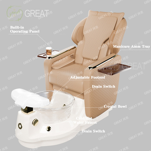 Hiện đại fashional và sang trọng đa chức năng Nail Beauty Salon chân ghế chuyên nghiệp điện Chân ghế Massage spa - Product Image 5