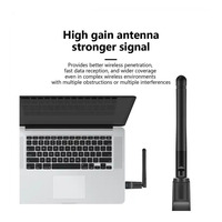 Adaptador Wifi USB 2.0 de 150 Mbps con Tarjeta de Red 802.11n y Chipset RTL8188
