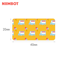 Autocollant d'Étiquette pour Imprimante Thermique Niimbot B3S B21 B1
