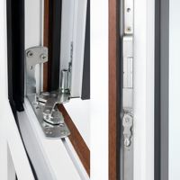 Venta Directa de Fábrica, Ventanas Abatibles Horizontales Modernas de UPVC, Doble Acristalamiento, Vidrio Templado, Resistentes al Viento, Garantía de 5 Años