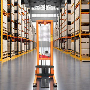 Hidrolik AWD Drive Forklift Manual dengan berdiri operasi alat berat garpu pengangkat dan peralatan dari Hebei China - Product Image 5