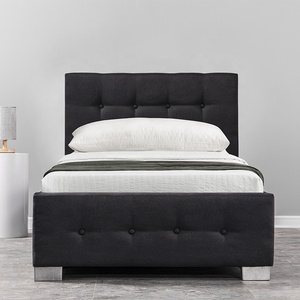 Willsoon Modern Design Storage Bed with Tufted Buttoned <strong>Headboard</strong> <strong>Single</strong> Size Soft and Solid Wood for Home Furniture - Product Image 6
