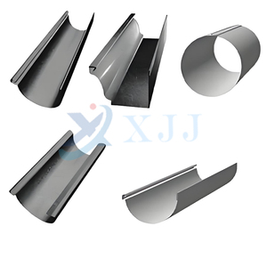 Fabrication <span class=keywords><strong>prix</strong></span> PPGI acier toit pluie collecte gouttière rouleau ancien faisant des machines Portable gouttière Machine - Product Image 5