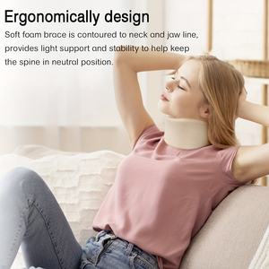 Collarín <span class=keywords><strong>cervical</strong></span>-Collarín <span class=keywords><strong>cervical</strong></span> para dormir, envolturas de espuma suave para mantener las vértebras estables de la presión de la columna <span class=keywords><strong>cervical</strong></span> - Product Image 4