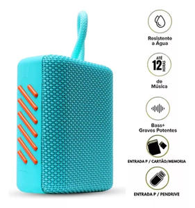 Haut-parleur portable sans fil <span class=keywords><strong>GO3</strong></span> en promotion, mini enceinte étanche avec basses puissantes pour l'extérieur, idéal pour les fêtes sportives, compatible Airplay, batterie DC - Product Image 1