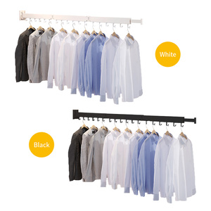 Tendedero de Ropa Multifuncional de Aluminio Plegable, Metálico, Ecológico, Moderno, Ahorrador de Espacio, Montado en la Pared, para Sala de Estar - Product Image 4