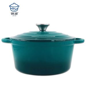 Cocotte en fonte émaillée en gros, pot à soupe, fabrication chinoise, design classique, matériau métallique, quantité minimale de commande 100 pièces - Product Image 6