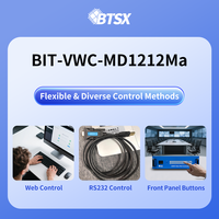 Pengontrol Video Wall 4K60 12 Input 12 Output Mendukung Kontrol Web RS-232 1X10 3X3 Video Wall untuk Layar Komersial dan Periklanan