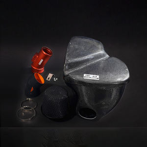 กรองอากาศเย็น EDDY สำหรับเครื่องยนต์รถยนต์ ท่อไอดีคาร์บอน รูปทรงเห็ด สำหรับ BMW 520i 525i 2.0T <span class=keywords><strong>N52</strong></span> <span class=keywords><strong>F10</strong></span> F11 F18 F07 Touring - Product Image 1