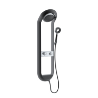 Colonne de Douche Apparente pour Salle de Bain, Ensemble Robinet de Douche pour Hôtel, Maison, Appartement, Système de Douche Pluie, Mitigeur Bain