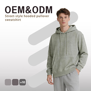Felpe <span class=keywords><strong>con</strong></span> Cappuccio Personalizzate XL per Uomo e Donna, Stile Casual Oversize in Tinta Unita <span class=keywords><strong>con</strong></span> Effetto Lavato - Product Image 1