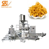 Ligne de production de snacks frits, extrusion de maïs pour la fabrication de chips de maïs, ligne de traitement, fabrication de bugles, extrudeuse à double vis