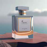 Carré personnalisé 30ml 50ml 100ml emballage de flacon de parfum vide bouteille de parfum en verre de vaporisateur de parfum