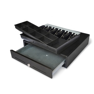 MK-410 RJ11 RJ12 5 банкнот 8 монет кассовый ящик POS система металлический денежный ящик - Product Image 1