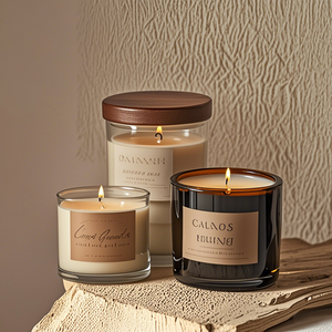 <span class=keywords><strong>Vasetti</strong></span> per Candele Iridescenti da 5oz, 8oz, 10oz, Personalizzabili, in <span class=keywords><strong>Vetro</strong></span> Trasparente o Nero, di Lusso, <span class=keywords><strong>Vuoti</strong></span>, con Coperchio - Product Image 1