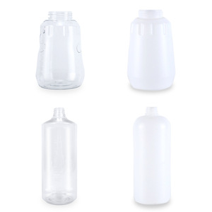 Bouteille en mousse plastique pour lavage de voiture, bouteille en mousse PA, différentes tailles, matériau blanc - Product Image 1