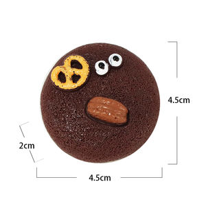 Realistic Resin Chocolate Cookie Fridge Magnets-3D Food-Shaped Customizable Color Logo Kitchen Decor <strong>Funny</strong> <strong>Gift</strong> for Foodies - Product Image 2