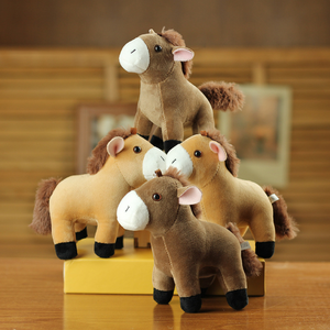 بيع بالجملة مصغرة 13 لطيف أفخم لعبة الحصان مخصص المهر قلادة بلشي سلاسل المفاتيح لينة محشوة الحيوان لتعزيز هدية - Product Image 4