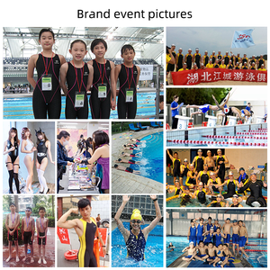 Traje de <span class=keywords><strong>entrenamiento</strong></span> de una pieza <span class=keywords><strong>para</strong></span> niñas, sin mangas, con cremallera frontal, estampado, de nailon y spandex, anti-UV, de secado rápido, OEM - Product Image 6