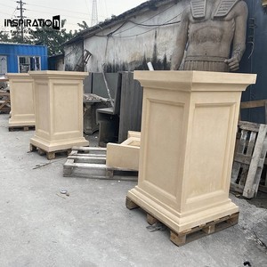 Concrete Garden Planters GRC <strong>Ceiling</strong> Rose Medallion Limestone Window Surrounds Cast Stone Window <strong>Architrave</strong> Custom - Product Image 3