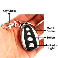 Control Remoto Universal YET003 433.92/315MHZ 1/3/4 Teclas Transmisor Inalámbrico 12V para Puertas Automáticas