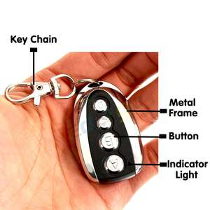 Control Remoto Universal YET003 433.92/315MHZ 1/3/4 Teclas Transmisor Inalámbrico 12V para Puertas Automáticas - Product Image 4