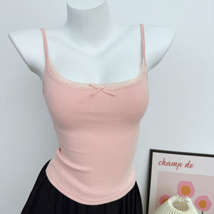 BM penjualan laris rompi perempuan bertali katun seksi wanita tersuai renda untuk pakaian luar dalam atasan pelangsing tersedia grosir - Product Image 1