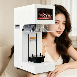 Máquina Selladora de Latas Totalmente Automática para Latas de Plástico PET de Jugos con Tapas de Aluminio con Lengüeta de Apertura, Operación Rápida - Product Image 1