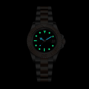 Montre automatique de luxe 40 mm au design Yacht, mouvement NH35, étanche 10 ATM, verre saphir, acier inoxydable bicolore, pour homme (OEM/ODM) - Product Image 2