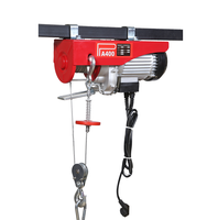 Nouvelle mini-treuil électrique à câble de 1 tonne, 1000 kg, monophasé, acier, certifié TUV, télécommande, vitesse de levage de 12 m/min