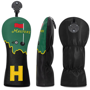 Housse de club de golf personnalisée en polyuréthane vert brodé avec motif drapeau <span class=keywords><strong>Masters</strong></span>, protection directe usine pour tête de driver - Product Image 5