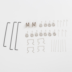 Bộ Ổn Định Lớp Phủ Bằng Thép Không Gỉ Màu Đen Bộ Ổn Định Bàn Phím 6u Mẫu Không Có Lò Xo - Product Image 1