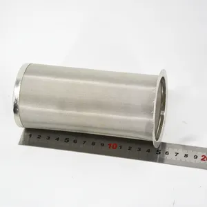 Herbruikbare Cilindrische Roestvrij Stalen Filter Brede Mond Mason Jars Zeef Voor Diy Koude Brouwen Koffiezetapparaat
