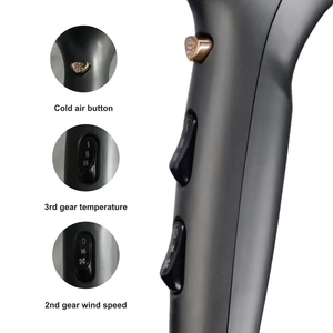Secador de Pelo de Alta Potencia 220V-240V 2200W, Secado Rápido, Secador de Pelo Eléctrico Profesional - Product Image 4