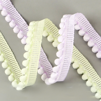 Dentelle élastique française en polyester/coton à motif de petites dentes, fleurs 3D, accessoires pour ourlets de vêtements, éponges de bain et jupes