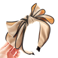 Nouveau design de bandeau à nœud papillon pour femmes accessoires de cheveux doux pour les filles