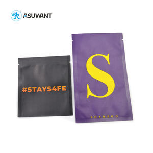 Pembungkus kemasan Sachet kecil aluminium <span class=keywords><strong>Foil</strong></span> segel panas plastik kelas makanan cetak kustom 3 sisi segel datar tas kantong Mylar - Product Image 4