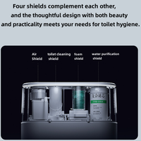 Fournisseurs intelligents de toilettes chinoises en céramique Salle de bains Wc Intelligent Smart Bidet Toilette