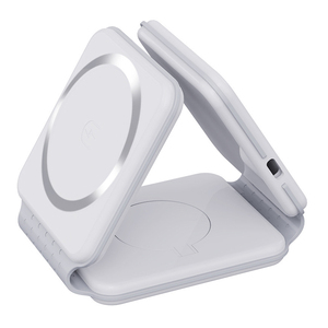 <span class=keywords><strong>Cargador</strong></span> de Teléfono Portátil Inteligente, Soporte Magnético Plegable 3 en 1, <span class=keywords><strong>Cargador</strong></span> Inalámbrico <span class=keywords><strong>para</strong></span> <span class=keywords><strong>iPhone</strong></span>, Samsung y Teléfonos Android - Product Image 3